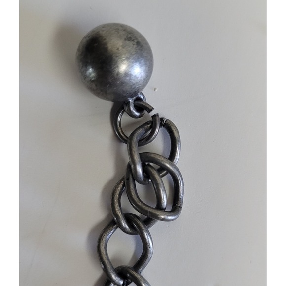 Vgt‎ Korea G&S southwestern faux Silver Tone Turquoise Concho belt women 40 Inch - Picture 4 of 9